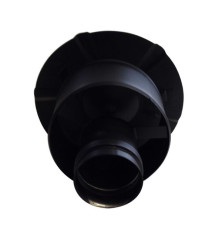 Chapeau anti-intempérie noir - Ø 80