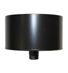 Bouchon de condensation mâle acier noir - Ø 130