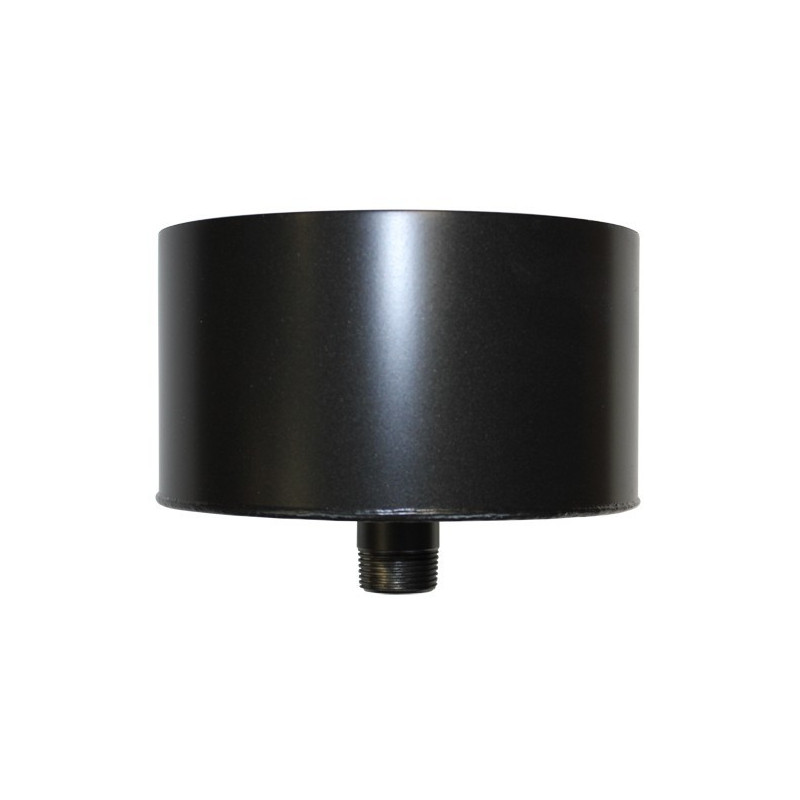 Bouchon de condensation mâle acier noir - Ø 150