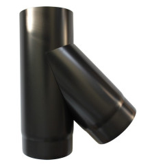 Té à 135° mâle acier noir - Ø 130