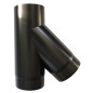 Té à 135° mâle acier noir - Ø 130