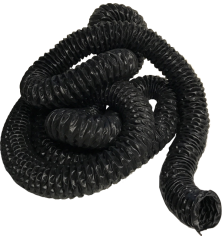 Flexible noir Ø 60 mm résistant jusqu’à 100°C - vendu au mètre