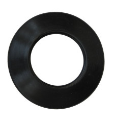 Rosace silicone noir - Ø 80