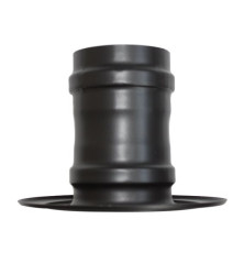 Rosace avec manchon noir - Ø 80