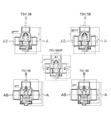 Vanne de charge thermique TSV1 DN25 tarée à 55°C