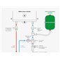Vase d'expansion 12L pour eau chaude sanitaire