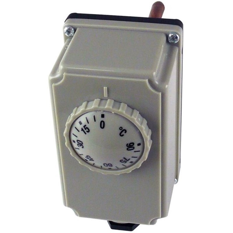 Aquastat TC 2-100, thermostat à plongeur 0-90 °C, ½'', longueur: 100 mm