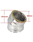 Diamètre 80mm double paroi
