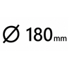 Diamètre 180mm