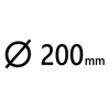 Diamètre 200mm